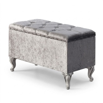Stool Sofa Pouf Cushion Side Stool Footstool Ottoman Seat Bench Art Deco