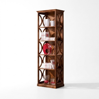 Study Bookcase Classic Wood Shelf Designer Furnishings