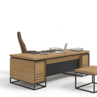 Study wooden table executive desk computer table office furniture