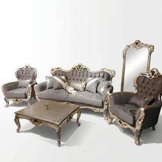 Stylish Chesterfield Living Room Set Sofa Set 3+1+1 seater Couch