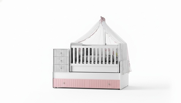 Stylish cot for baby Multicoloured Perfect furniture for your nursery