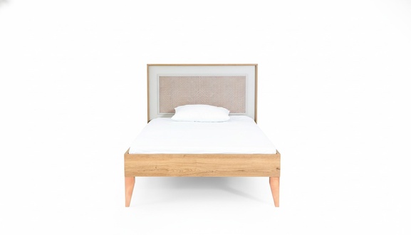 Stylish children\'s room bed Wooden bed Extendable bedroom bed