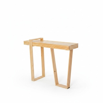 Stylish console table beige living room console modern designer sideboard