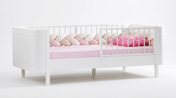 Stylish children\'s bed white bed children\'s room children\'s room furniture wood new