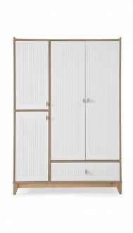 Stylish wardrobe white wooden wardrobe design children\'s room furniture