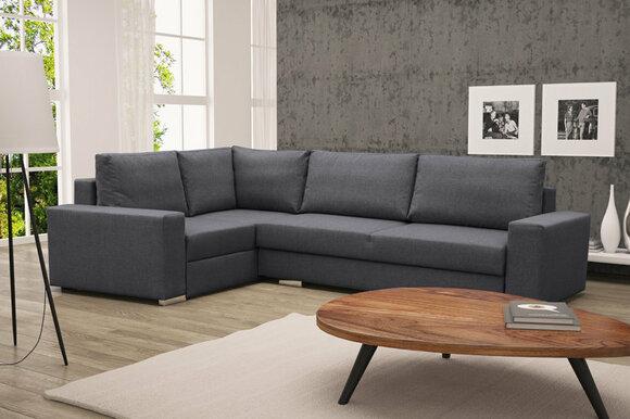 Sofa Sleeper Sofa Designer Sofa with Bed Function + Bed Drawer Corner Sofa Couch NEW TORNADO