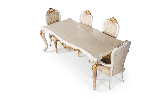 Table Classic Luxury Wood Tables Baroque Rococo Antique Style Dining Living Room