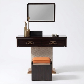 Table Classic Console Mirror Dressing Table Bedroom Stool Set Chest of Drawers
