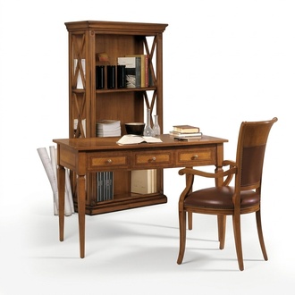 Table Desk Secretary Desks Italian Furniture Chair Set Office 2pcs