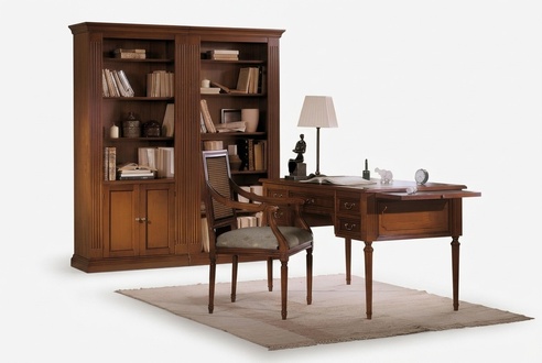 Table Desk Secretary Desks Italian Furniture Chair Set Office 2 pcs