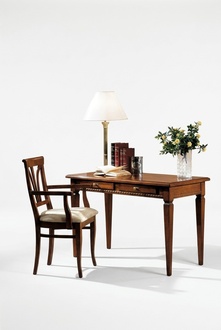 Table Desk Secretary Tables Italian Furniture Chair Set Office 2pcs