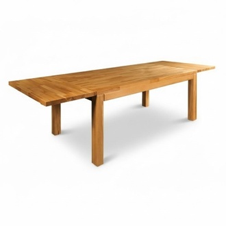 Table dining table solid furniture dining room 140x90cm real wood solid wood new tables
