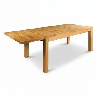 Table dining table solid furniture dining room 180x90cm real wood solid wood new tables