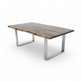 table dining table epoxy resin epoxy real wood solid design furniture 220x90