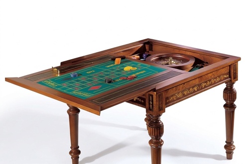Table Game Tables Luxury Cards Wood Roulette Hotel Consoles Casino Rollet New