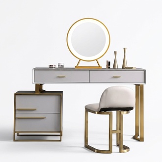 Table Modern Console Mirror Dressing Table Bedroom Cosmetic Table