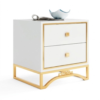 Table Bedside Table Sofa Table Side Table Bed Table with Drawer White High Gloss