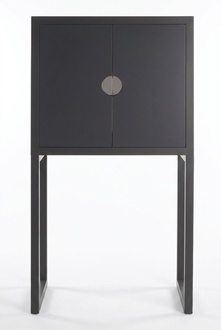 Table, telephone, side table, wood furniture, living room, Italian furnishings