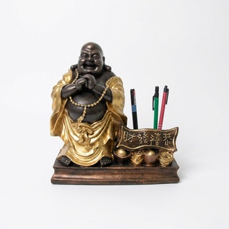 Chinese Budai decorative figurine statue sculpture 33 cm height (B19)