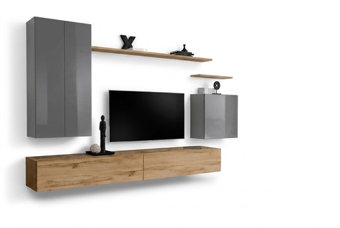 Modern Furniture Luxury Living Wall Living Room Furnishing Complete Set Wall Cabinet