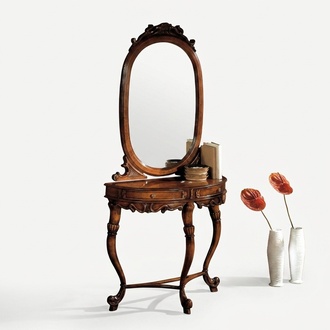 Tables Consoles Table Side Room Wood Mirror + Console Table Chests of Drawers