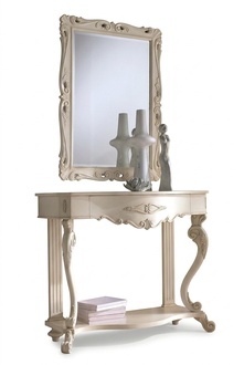 Tables Console Table Side Bedroom Wood Mirror + Console Table Dressers