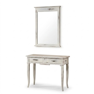 Tables Consoles Table Side Sleeping Room Wood Mirror + Console Table