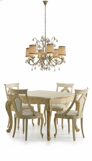 Tables Extendable Dining Table Classic Design Table Italian Furniture Wood Dining