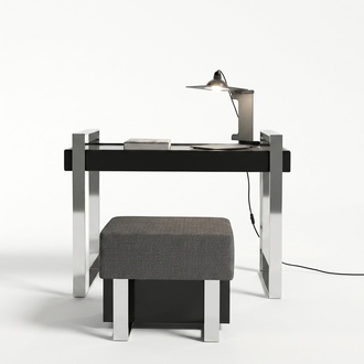 Tables Secretaire Consoles Table Desk Make-up Stool Italian 2 pcs.