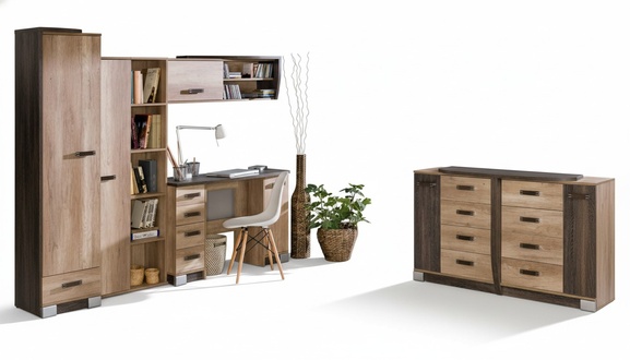 Tall cabinet cabinet 1 door multipurpose drawers living room shelf showcase new