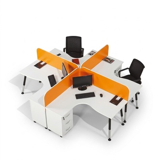 Team workstation Desk 4 person desk Counter Team desks