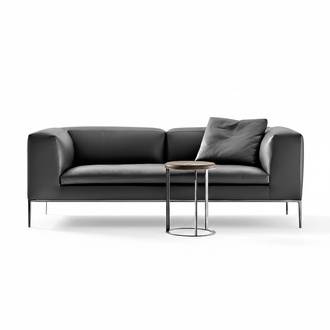 Three Seater Couch Design Sofa Modern 3 Seat Sofas Room Furniture Black Upholstery