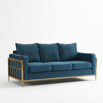Three-seater couch upholstery design sofa modern seat sofas room furniture 3er new !