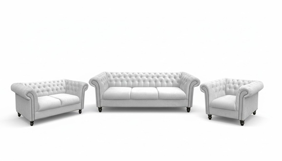Three Seater Fabric Living Room White Design Sofa Sofas Velvet xxl Big Cushions Couches