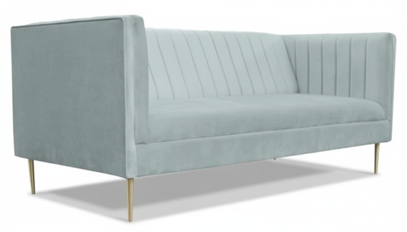 Three Seater Green Fabric Living Room Design Couches Upholstery Sofa Sofas New Textile
