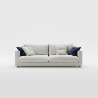 Three seater luxury sofa 3 seat sofas seat leather design couch furniture style Prianera