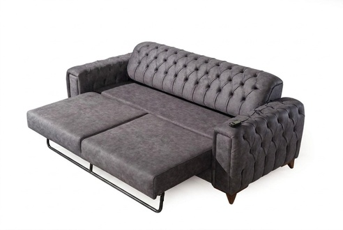 Three Seater Sofa 3 Seater Sofas Armchair Fabric Couch Furniture Textile Colour Grey