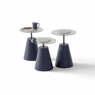 Three-Piece Side Table Set – Elegant Design for Stylish Living Spaces Nesting Table