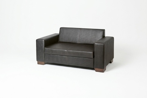 Two Seater Study Furniture Black Office Furnishings Luxury Sofa