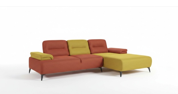 Two Tone L Shape Corner Sofa Designer Living Room Sofa Modern Couches