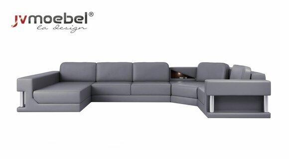 Corner Sofa Living Landscape U Shape Couch Upholstery Corner Leather Sofa Couches Furniture New