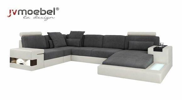 Corner Corner Sofa U-Shape Living Area Sofa Couch Upholstery Fabric Sofas Leather New