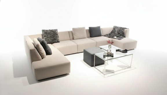 U-shape sofa modern corner sofa with coffee table upholstered couch living room furniture