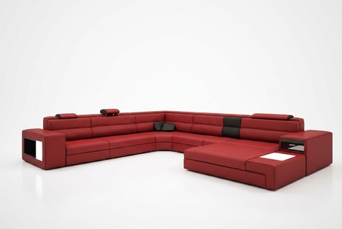 U Shape XXL Designer Living Area Upholstery Corner Sofa Set Sofa Corner