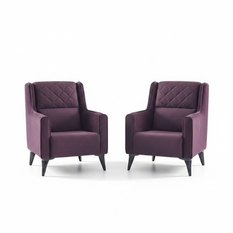 Armchair Club Chair Lounge Chair Chair Reception Hotel Lobby 2-piece