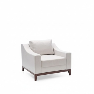 Upholstered Armchair Relax Lounge Designer Armchair Modern White Chair New