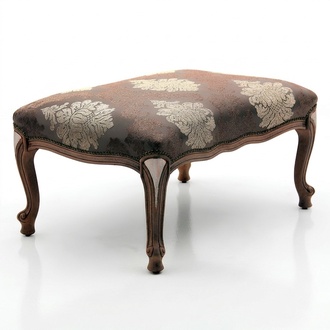 Upholstered bench footstool ottoman stool pouf living room designer stool