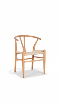 Upholstered chair Modern Design Fabric Armchair Beige Dining Room Luxury Furniture