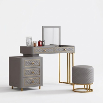 Dressing Table Chair Luxury Console Dresser Bedroom Console Table Wood