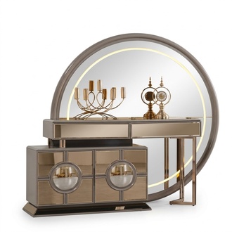 Dressing Table Vanity Table Dressing Table Dressing Table Gold Wood Luxury